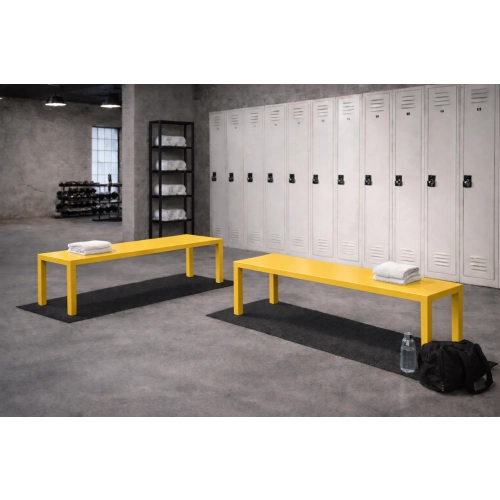 Ławka Metalowa Loft LM-155 Kolor Żółty Rozmiary od 50 cm do 200 cm